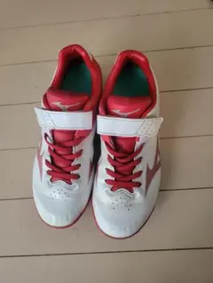 MIZUNO 野球 スパイク ホワイト レッド