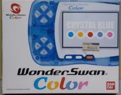 【ジャンク】WonderSwan Color クリスタルブルー 本体＋リング∞