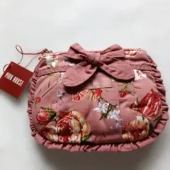 PINK HOUSE 花柄ポーチ リボン付き♡新品タグ付き