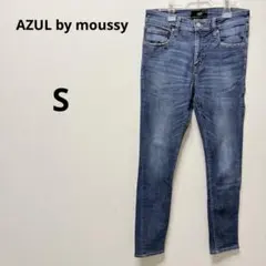 アズールバイマウジー　デニムパンツ インディゴブルー　カジュアル　シンプルのサムネイル