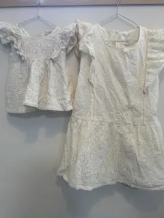 petit main LIEN 親子ペアフリルトップス