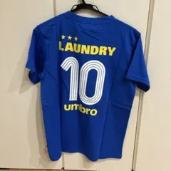 LAUNDRY umbro コラボ Tシャツ 10番 ブルーのサムネイル