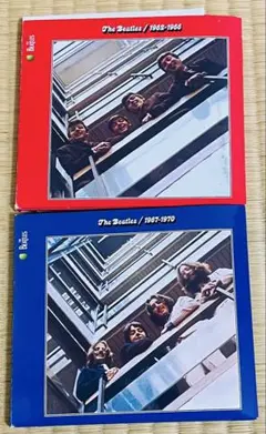 【名盤】ザ・ビートルズ赤盤&青盤⭐️2アルバムセット(紙スリーブケースタイプ)
