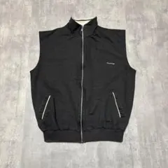 ワークベスト ワンポイント刺繍ロゴ オーバーサイズ ゆるだぼ Used 