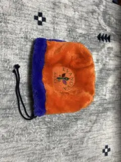 フリース アイアンフード オレンジ 紫