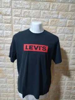LEVI'S ブラック ロゴ Tシャツ 半袖　US古着