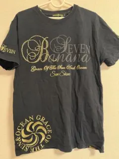 4778☆Seven Banana ブラック Tシャツ メンズのサムネイル