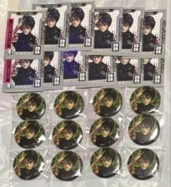 呪術廻戦　ジャンプgiga 缶バッジ　ホロステッカー　禪院真希　12セット