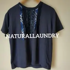 NATURALLAUNDRYフリル半袖カットソーＴナチュラン/キナリノ/grinのサムネイル