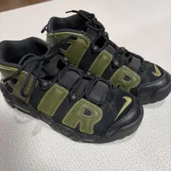 NIKE Air More Uptempo Low Black Olive