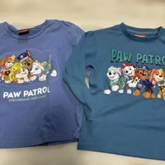 【キッズ】長袖Tシャツ　パウパトロール2枚セット　120センチ