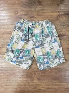 go slow caravan 郵便切手柄 ショートパンツ サイズ1のサムネイル