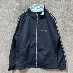 【R562】 Reebok トラックジャケット サイズM ネイビー 紺