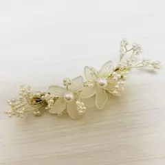 アトリエはるか　お花のバレッタ