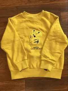 ポケモン 刺繍ピカチュウ トレーナー 120