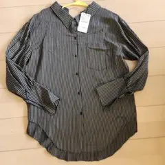 (新品わけあり)ZARA ストライプ柄 長袖シャツ新品分けあり