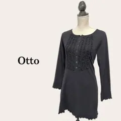 Otto /フリル チュニックワンピース/長袖/ハートボタンのサムネイル