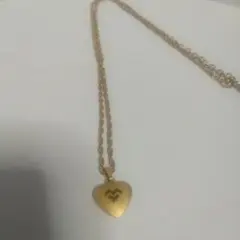 美品MARIO VALENTINO ハート型ビンテージネックレス ゴールドトーンのサムネイル