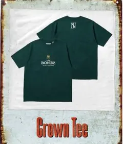 Lサイズ　THE BONEZ CROWN tee グリーン