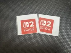 【非売品・2枚セット】Nintendo Switch 2 ロゴステッカー
