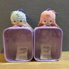 サンリオ　ぬいぐるみ付きポーチ　リトルツインスターズ　キキ　ララ