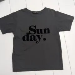 GORGE 半袖Tシャツ Sun day. グレー