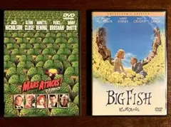 ティムバートン監督　２枚セット マーズアタック&ビッグフィッシュ