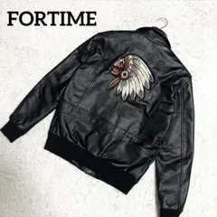 ✨美品✨激レア FORTIME レザージャケット ライダース インディアンのサムネイル