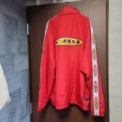 CRU レッドナイロンジャケット