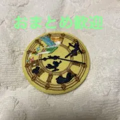 ディズニー　刺繍缶バッジ　ピーター・パン