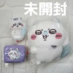 ちいかわ　モモンガ　ぬいぐるみ&ミニポーチ&シュシュセット