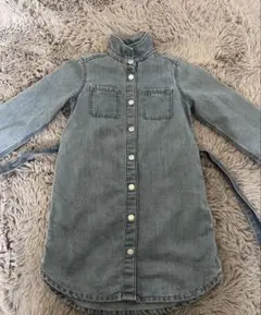 H&M 長袖シャツワンピース 110cm