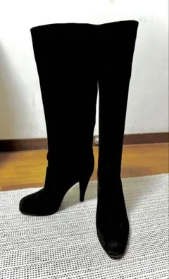 Bally ロングブーツ - Edwina - サイズ38 黒 スエード