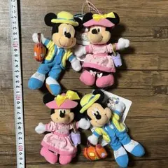 東京ディズニーリゾート　限定品　ミッキー＆ミニー　ぬいぐるみ4体セット