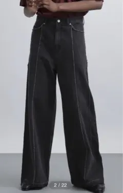 【美品】Hare カットオフデザインデニムパンツ　M