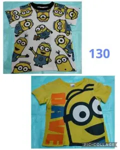 USJ ミニオン 半袖Tシャツ 130 2枚セット