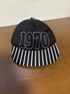 レディースキャップ　1970刺繍ストライプ