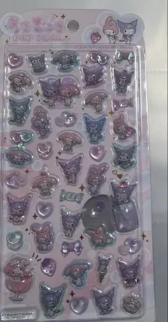 サンリオ　うるちゅるポップシール マイメロ　クロミ