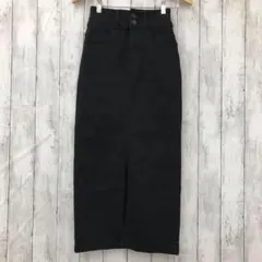 【 AZUL by moussy 】ハイウエストスリットデニムスカート