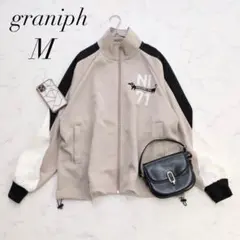 graniph グラニフ ナガスギルイヌ ナイロンジャケット Mサイズ 美品✨️のサムネイル