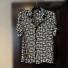 BALMAIN PARIS モノグラム 半袖シャツのサムネイル