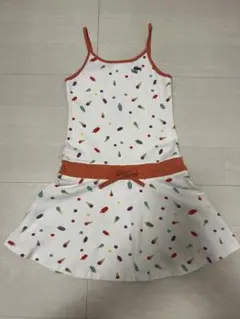 最終値下げLACOSTEアイスクリーム柄 キャミソールワンピース 8サイズ