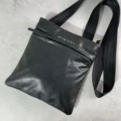 極美品☆DIESEL ディーゼル メッシュレザーショルダーバッグ 