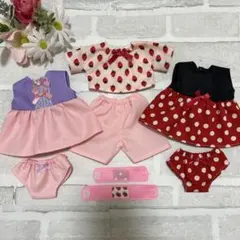 1483.メルちゃん ソランちゃん 服 ワンピース ハンドメイド