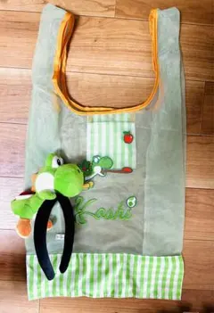 USJ ユニバ　ニンテンドーワールド ヨッシー　エコバッグ カチューシャ