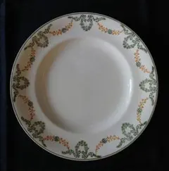 ⚫︎フランスアンティーク⚫︎Longwy窯 可憐な美しいエンボス 花ブーケ皿 ＊2枚 ⚫︎フランスアンティーク⚫︎Longwy窯 可憐な美しいエンボス 花