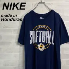 古着 ナイキ 半袖 tシャツ XL スウォッシュ ホンジュラス製 ソフトボール