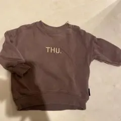 限定セール！現品限り！テータテート　トレーナー　ブラウン　80 男女兼用　可愛い