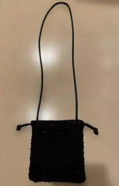 B.C STOCK スパンコールキンチャク　クロ