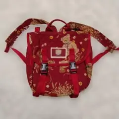 ピンクハウス テディベア柄 キルティング リュック バックパック レッドのサムネイル